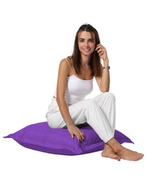 Atelier Del Sofa Cushion Pouf 70x70 - Púrpura